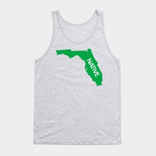 Florida Native FL Green Tank Top